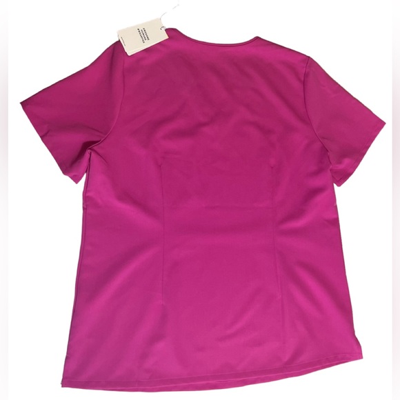 💗💜FIGS Catarina™ One-Pocket Scrub Top Electric Orchid Large NWT - Picture 8 of 13